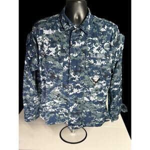 U.S. Navy NWU Type I Digital Camo Military Jacket – Medium Short USN Uniform
